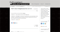 Desktop Screenshot of fullcontactenlightenment.com