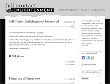 Tablet Screenshot of fullcontactenlightenment.com